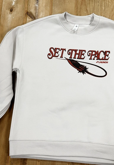 Set the Pace custom sweatshirt